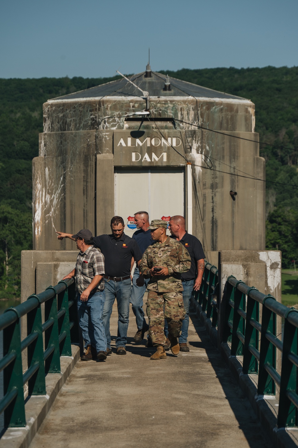 Baltimore District leadership visits Almond Dam project