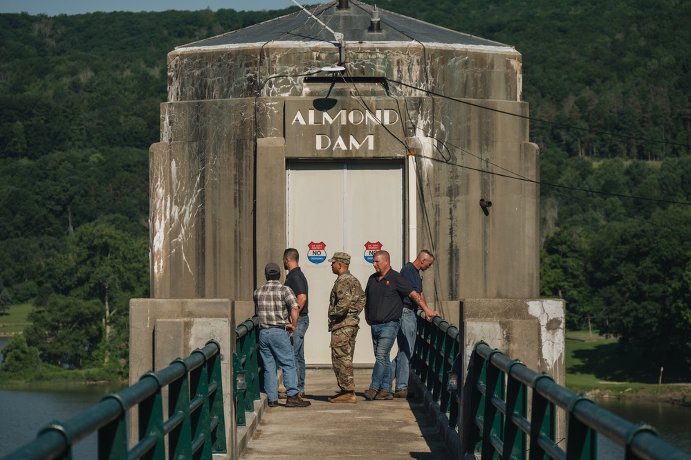 Baltimore District leadership visits Almond Dam project