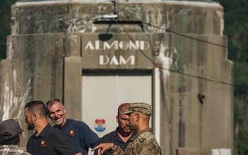 Baltimore District leadership visits Almond Dam project