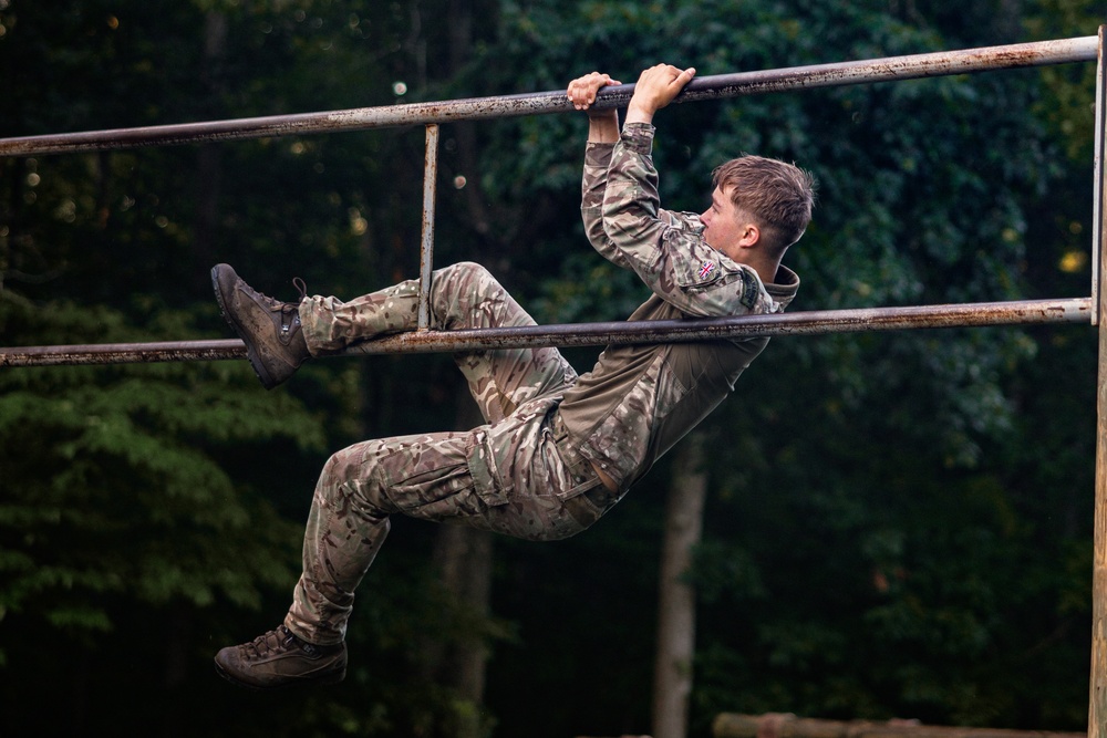 Virginia Tempest: British Royal Marines conduct o-course