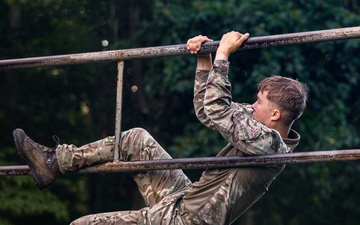 Virginia Tempest: British Royal Marines conduct o-course