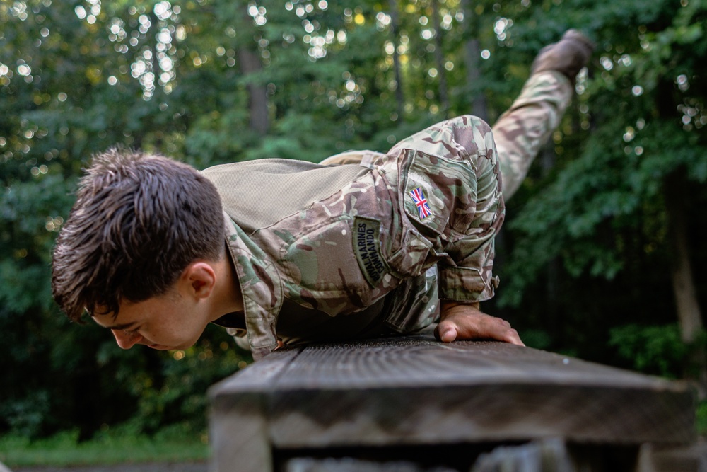 Virginia Tempest: British Royal Marines conduct o-course
