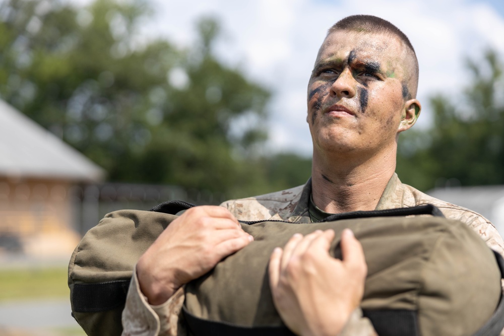 Candidates at Officer Candidate School Participate in The Forge