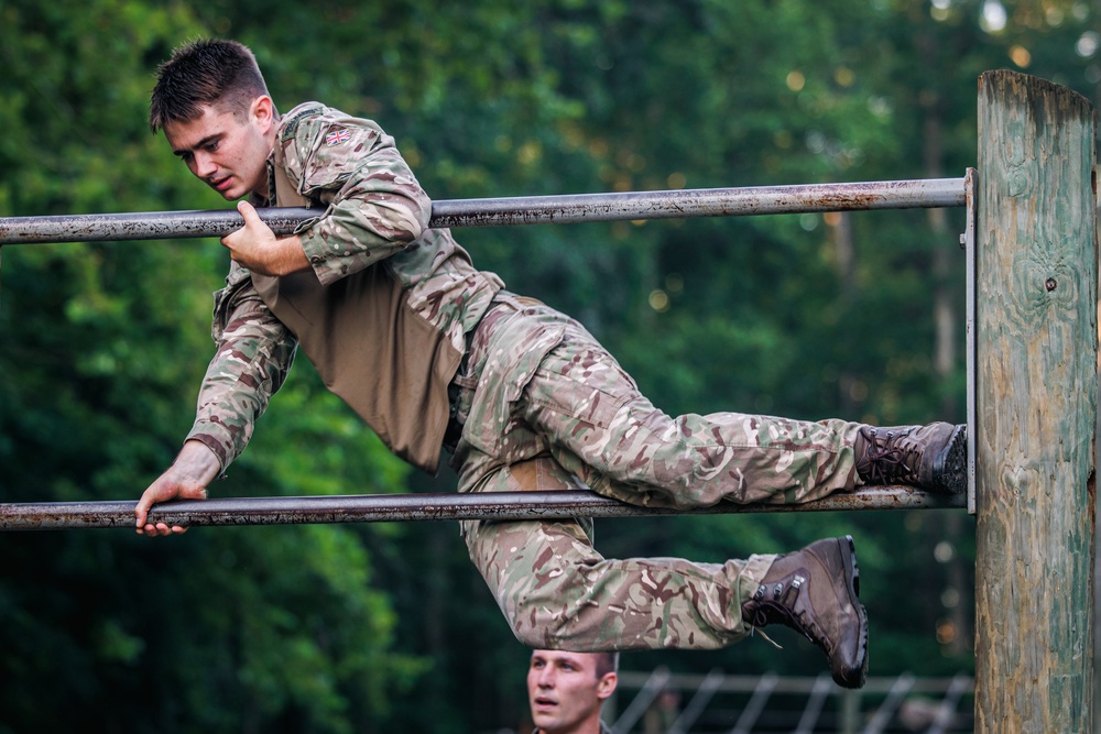 Virginia Tempest: British Royal Marines conduct o-course