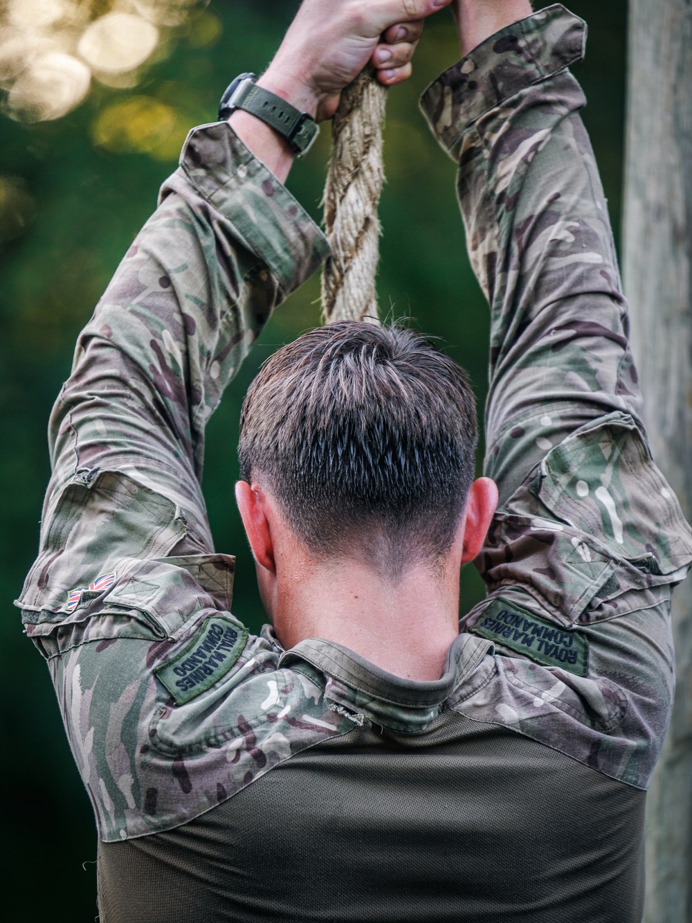 Virginia Tempest: British Royal Marines conduct o-course
