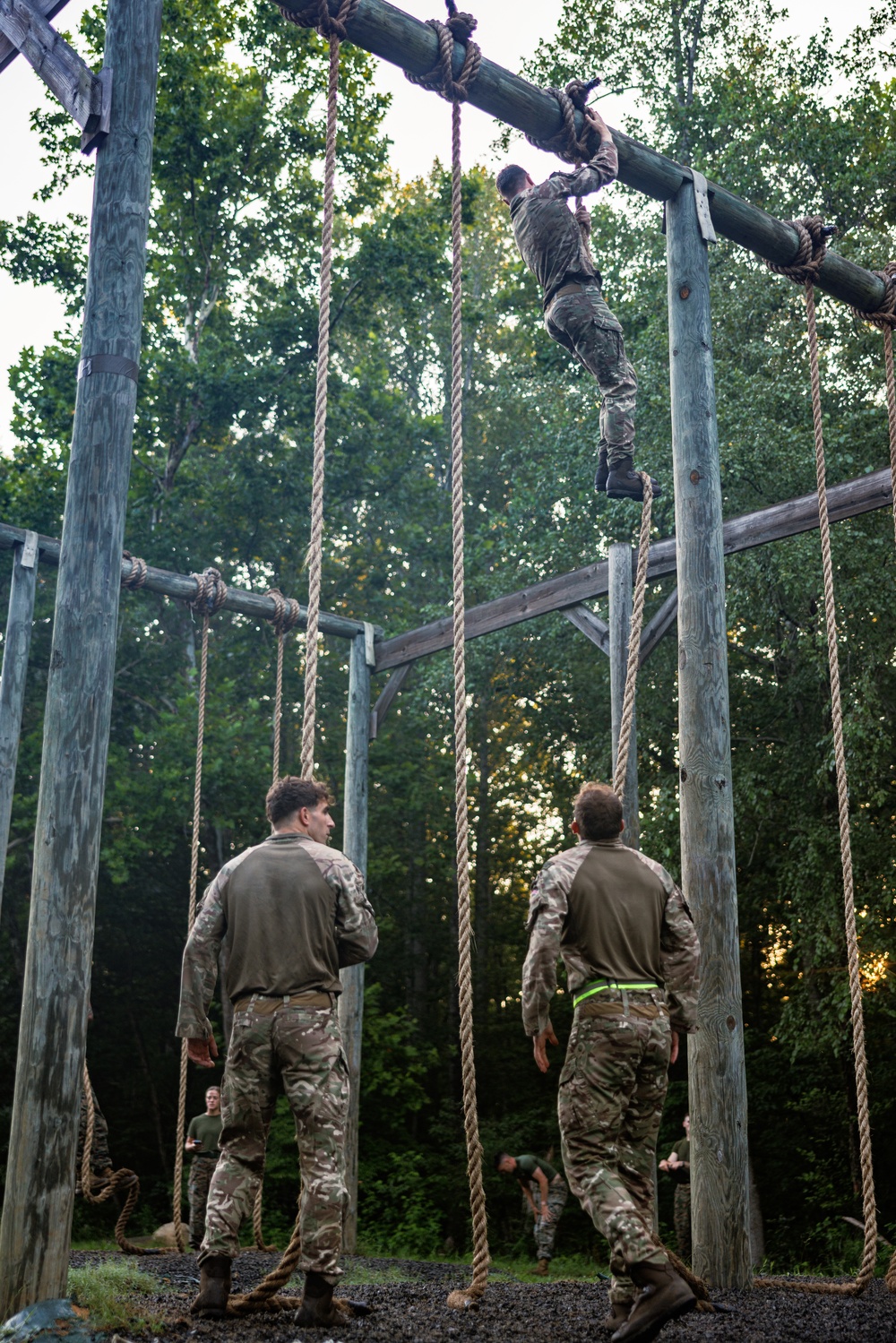 Virginia Tempest: British Royal Marines conduct o-course