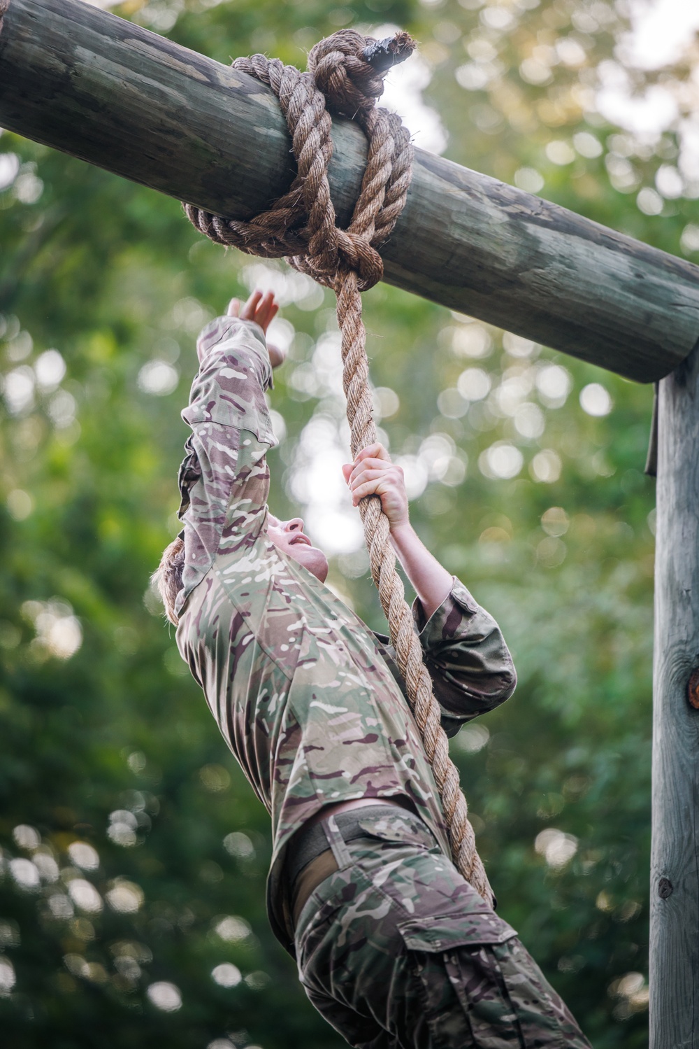 Virginia Tempest: British Royal Marines conduct o-course