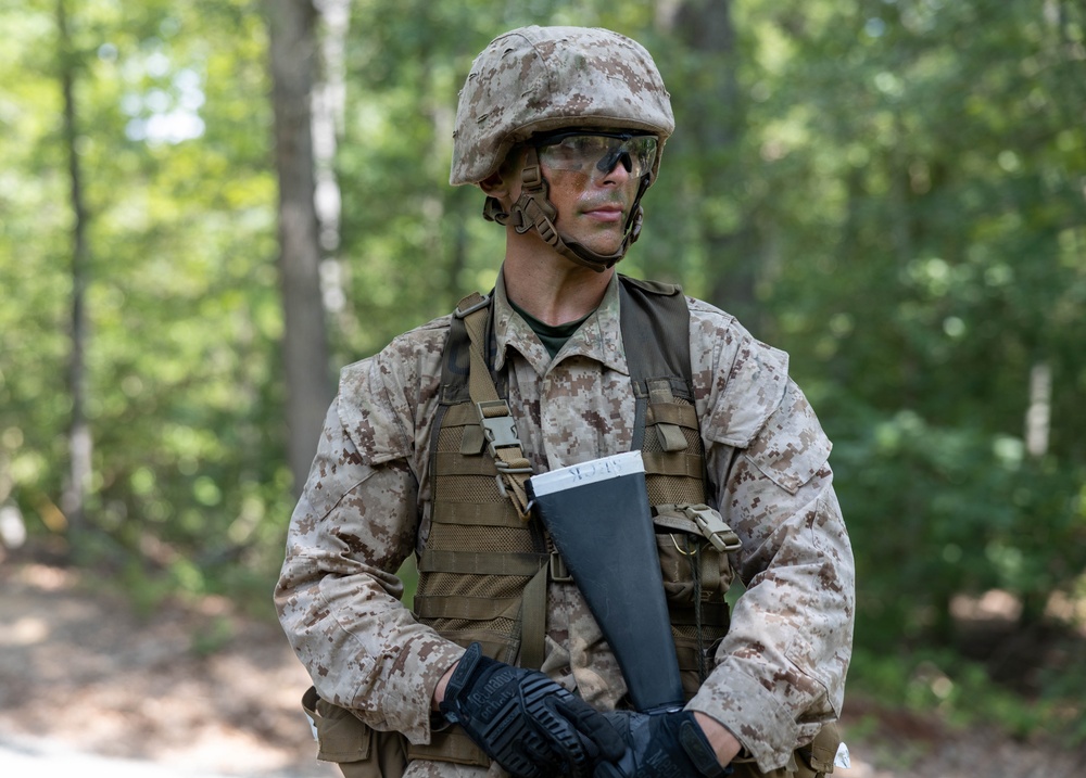 Candidates at Officer Candidate School Participate in The Forge