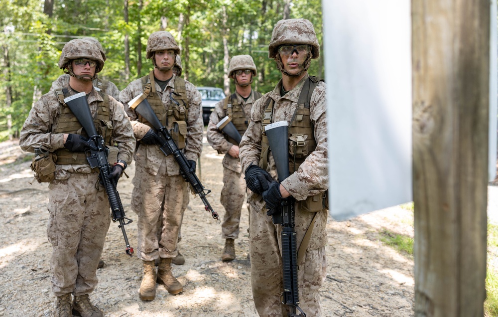 Candidates at Officer Candidate School Participate in The Forge