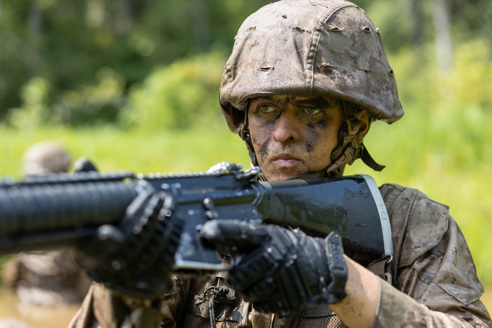 Candidates at Officer Candidate School Participate in The Forge