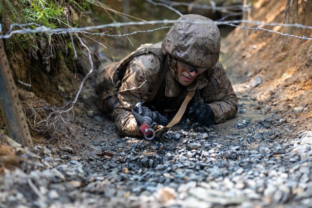 Candidates at Officer Candidate School Participate in The Forge