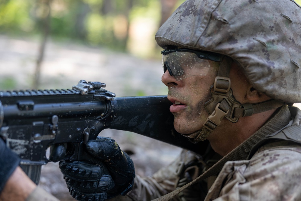 Candidates at Officer Candidate School Participate in The Forge