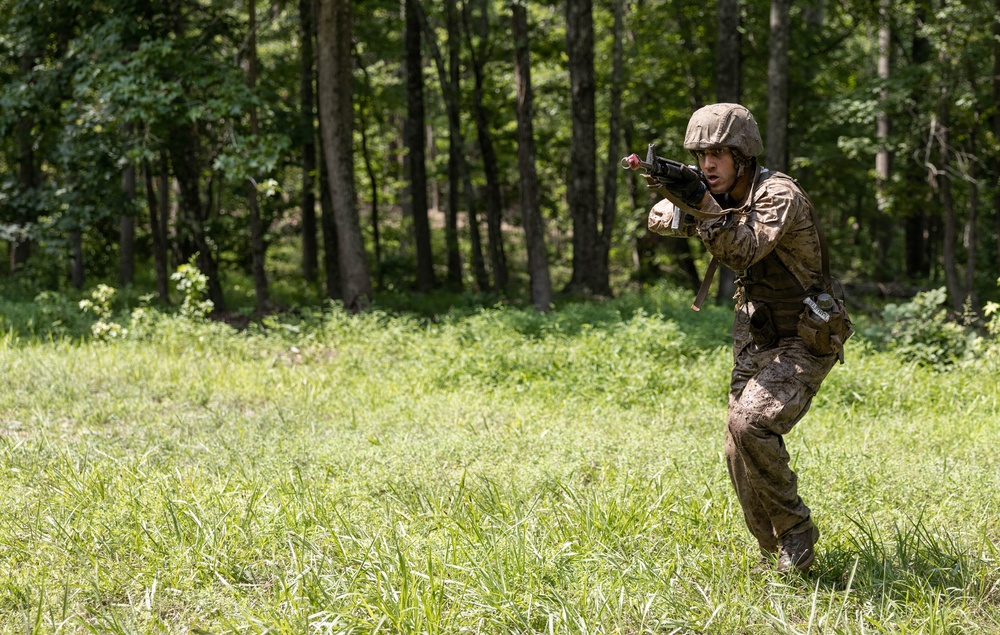 Candidates at Officer Candidate School Participate in The Forge