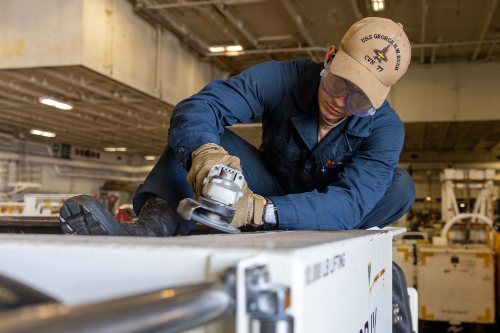 Daily Operations Aboard USS George H.W. Bush (CVN 77)