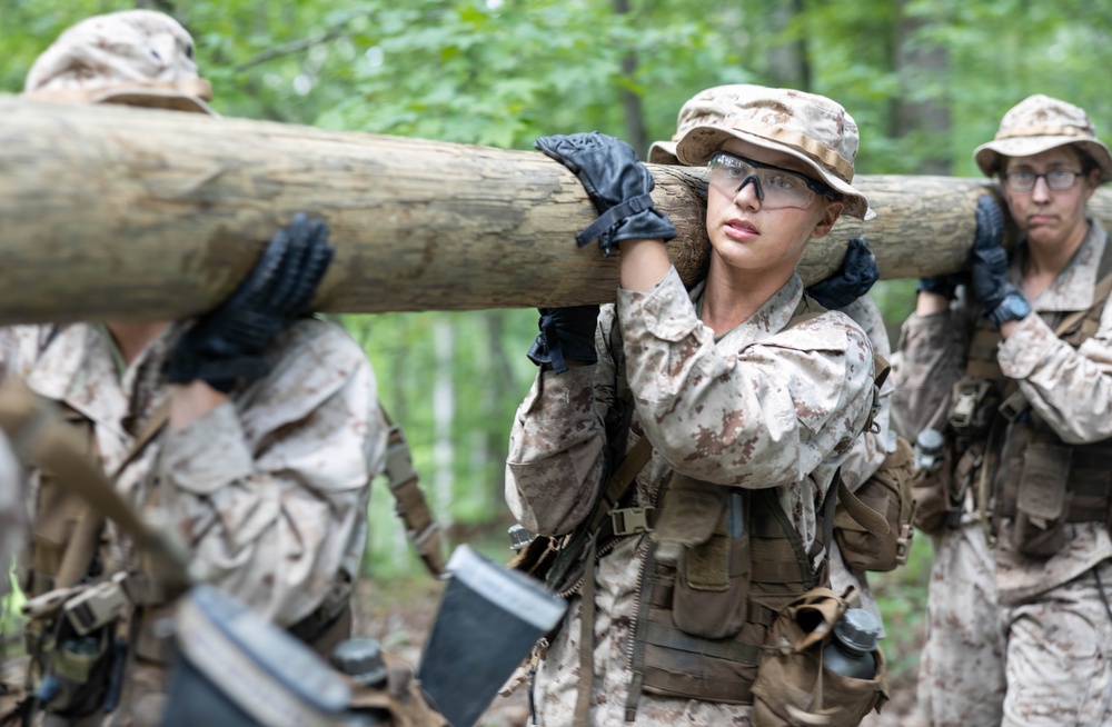 Candidates at Officer Candidate School Participate in The Forge