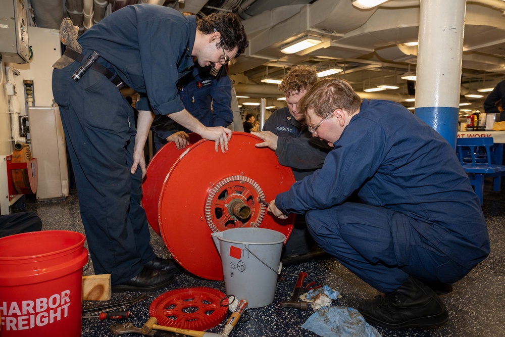Daily Operations Aboard USS George H.W. Bush (CVN 77)