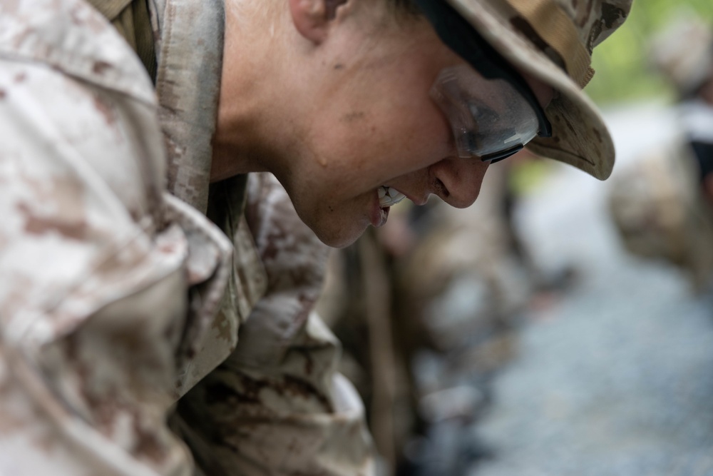 Candidates at Officer Candidate School Participate in The Forge