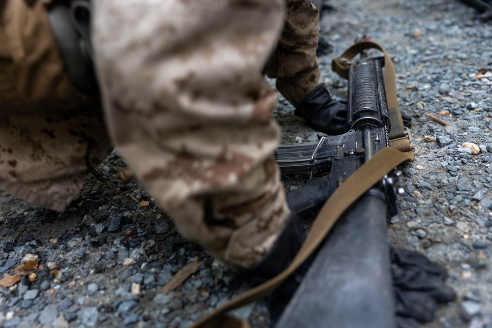 Candidates at Officer Candidate School Participate in The Forge