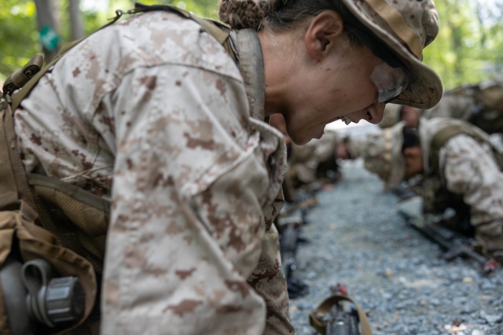 Candidates at Officer Candidate School Participate in The Forge