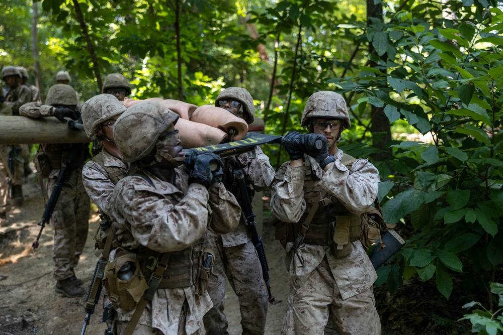 Candidates at Officer Candidate School Participate in The Forge