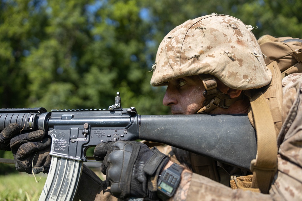 Candidates at Officer Candidate School Participate in The Forge