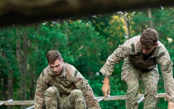 Virginia Tempest: British Royal Marines conduct o-course