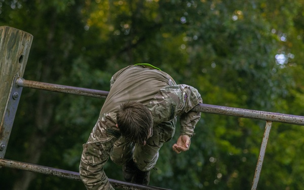 Virginia Tempest: British Royal Marines conduct o-course