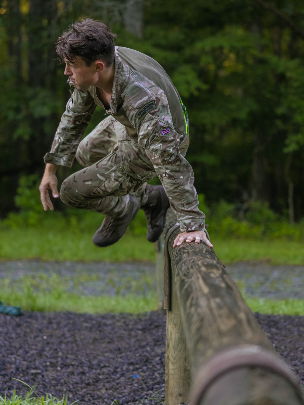 Virginia Tempest: British Royal Marines conduct o-course