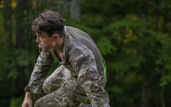 Virginia Tempest: British Royal Marines conduct o-course