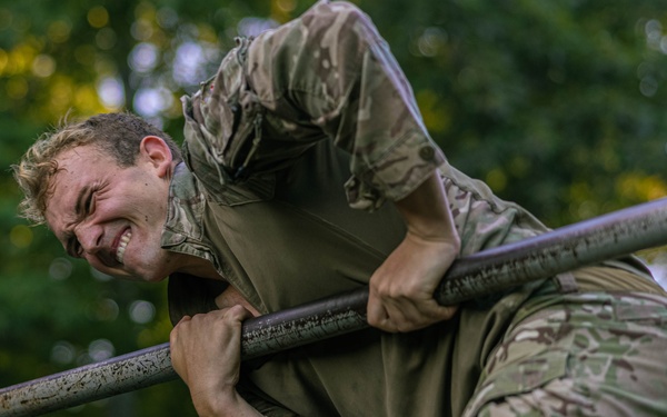 Virginia Tempest: British Royal Marines conduct o-course