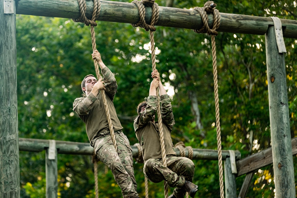 Virginia Tempest: British Royal Marines conduct o-course