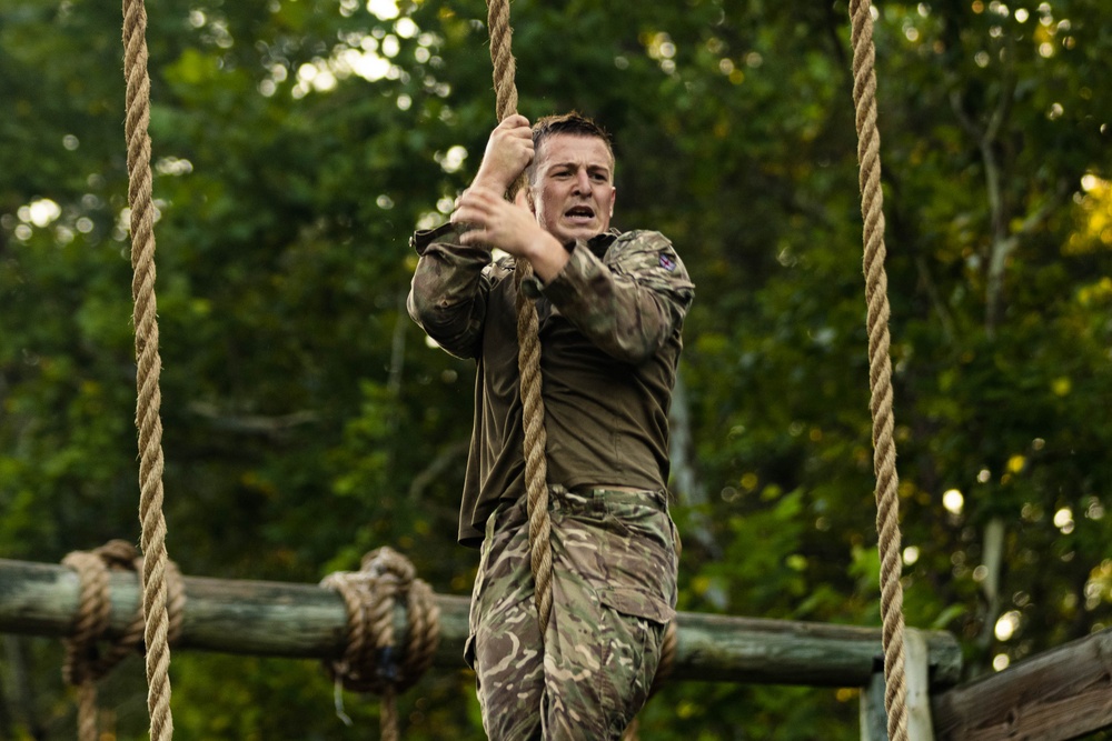Virginia Tempest: British Royal Marines conduct o-course