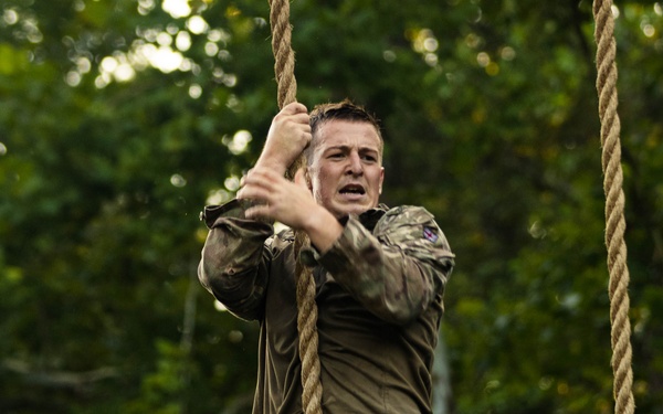 Virginia Tempest: British Royal Marines conduct o-course