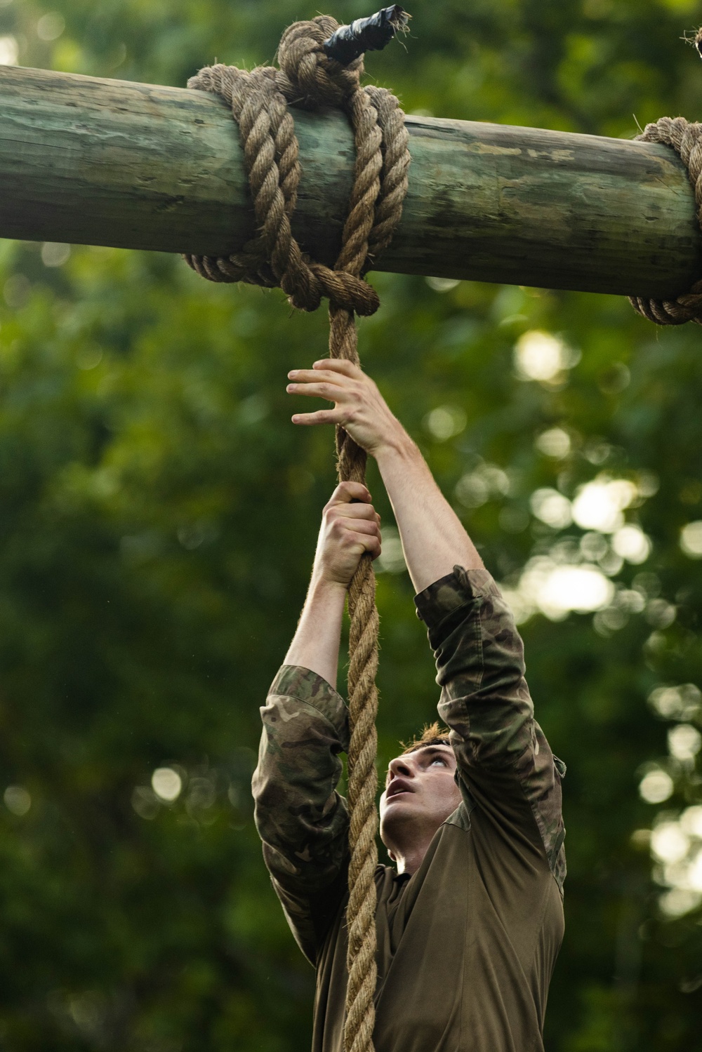 Virginia Tempest: British Royal Marines conduct o-course