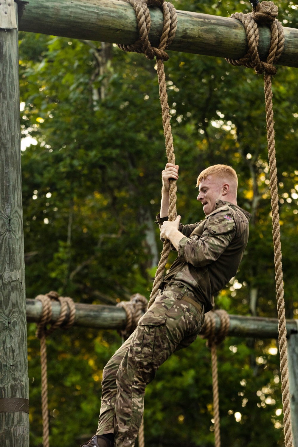 Virginia Tempest: British Royal Marines conduct o-course