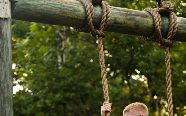 Virginia Tempest: British Royal Marines conduct o-course