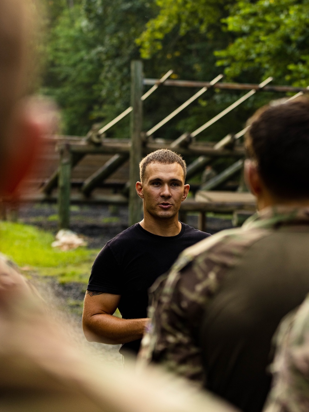 Virginia Tempest: British Royal Marines conduct o-course