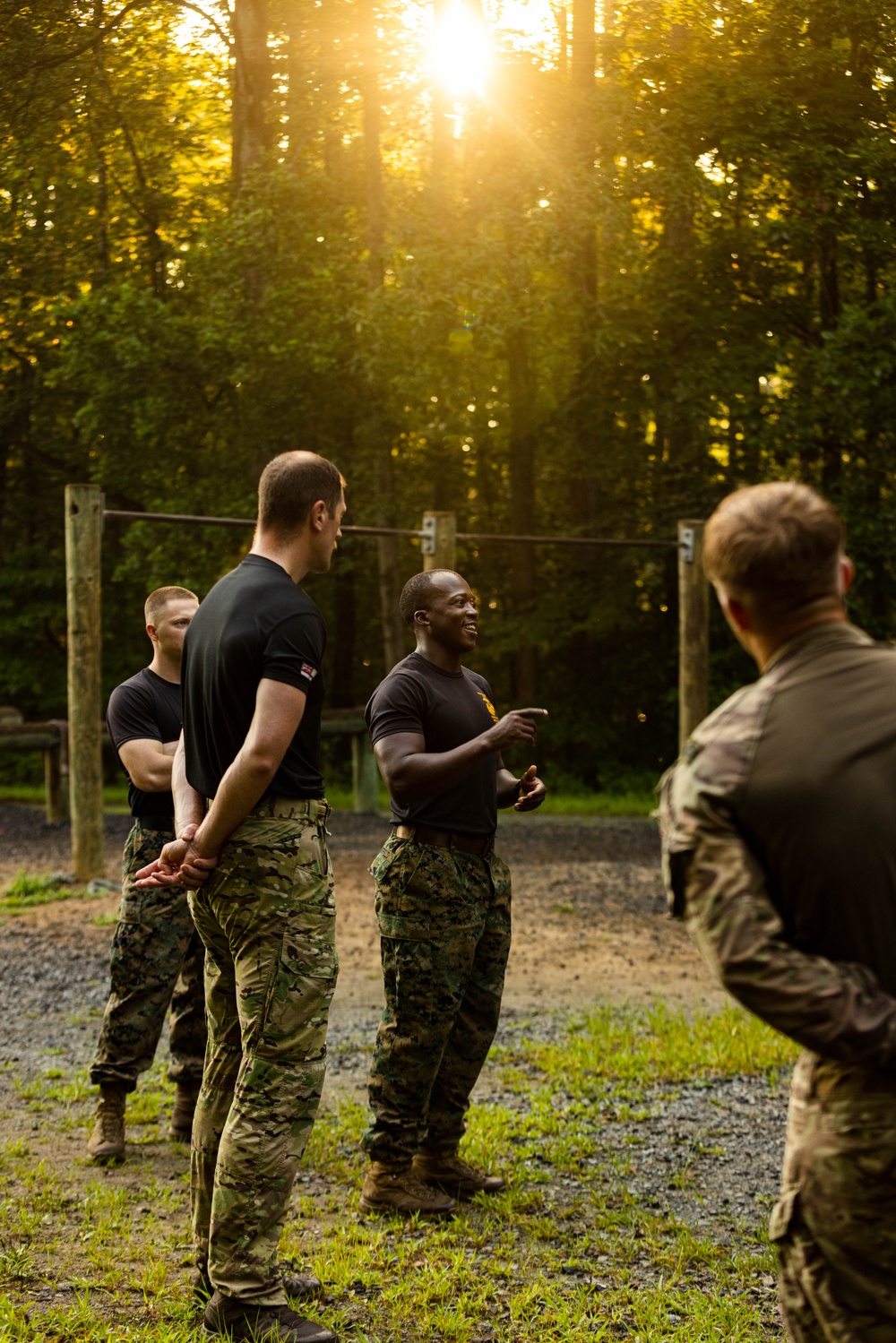 Virginia Tempest: British Royal Marines conduct o-course