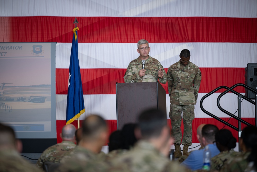 Brig. Gen. Babcock visits Team Dover