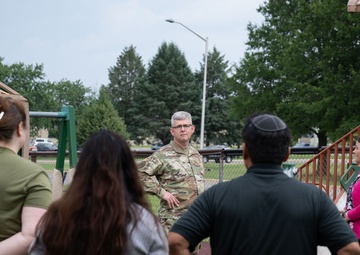 Brig. Gen. Babcock visits Team Dover