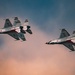 Thunderbirds Rehearse Over F.E. Warren