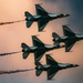 Thunderbirds Rehearse Over F.E. Warren