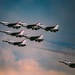 Thunderbirds Rehearse Over F.E. Warren