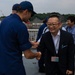 The Legend-class USCGC Stratton conducts port call at Fleet Activities Yokosuka and hosts Japanese Coast Guard members