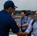 The Legend-class USCGC Stratton conducts port call at Fleet Activities Yokosuka and hosts Japanese Coast Guard members