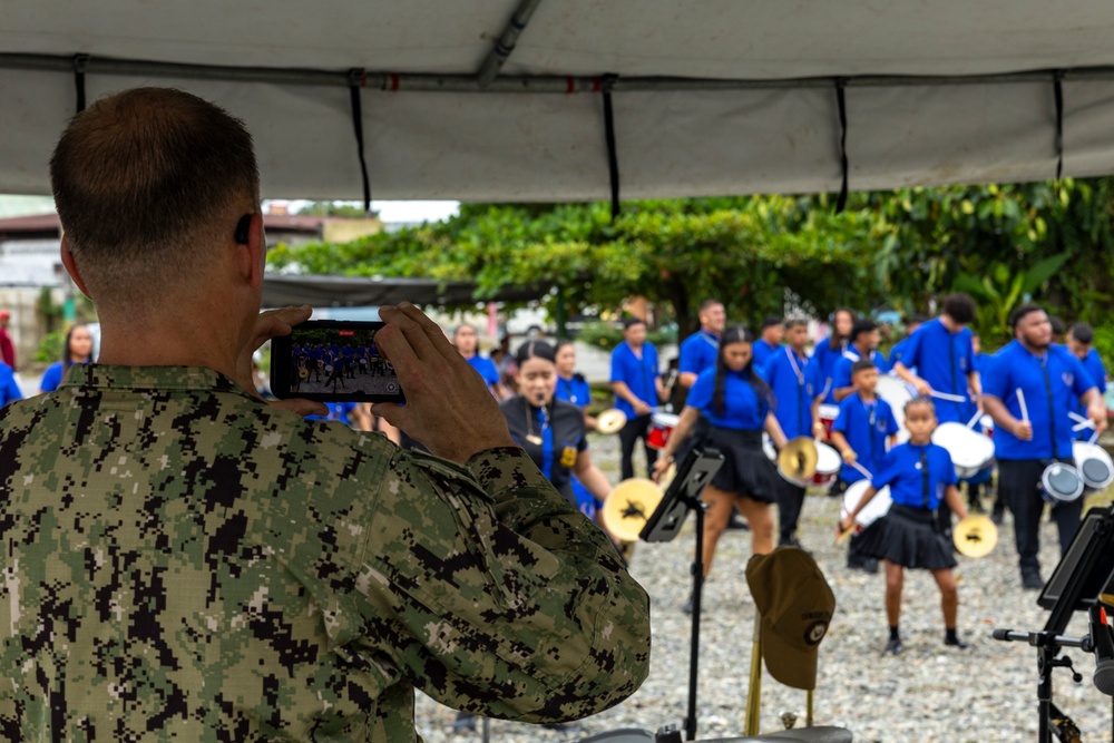 USFF Band Performs in Costa Rica for CP25