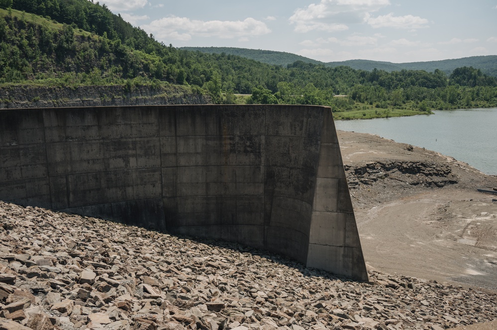 Baltimore District leadership visits Cowanesque Lake project, ongoing spillway repairs