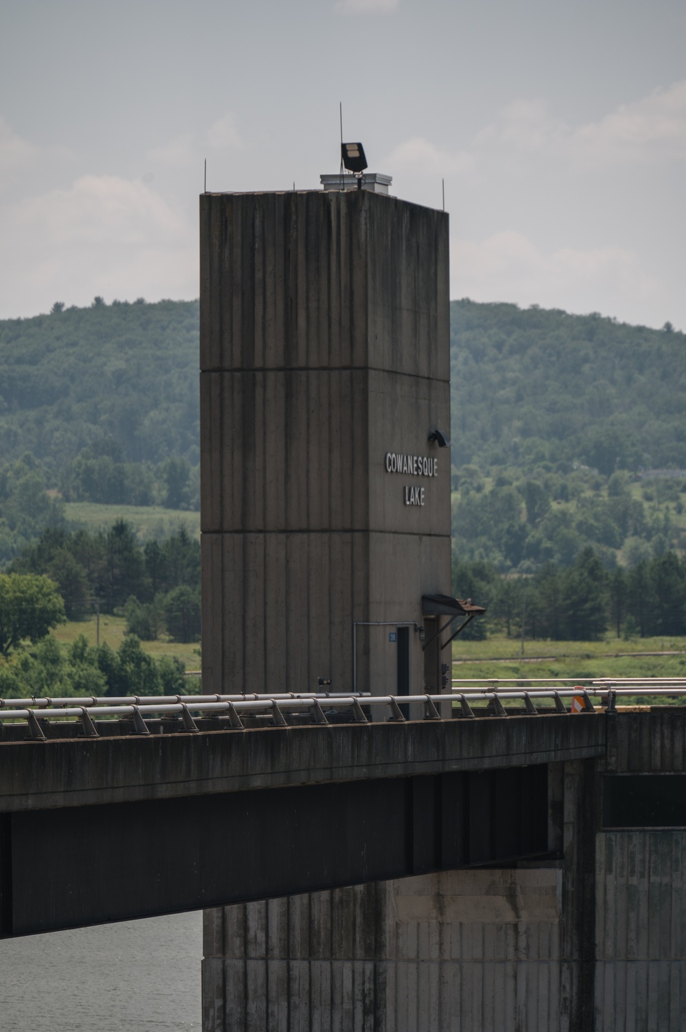Baltimore District leadership visits Cowanesque Lake project, ongoing spillway repairs