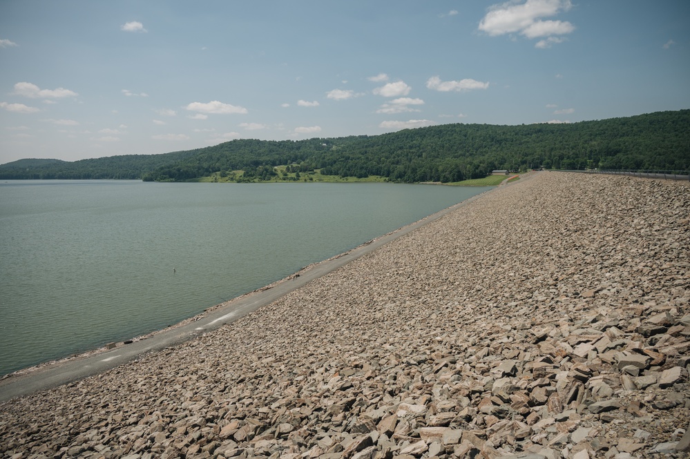 Baltimore District leadership visits Cowanesque Lake project, ongoing spillway repairs