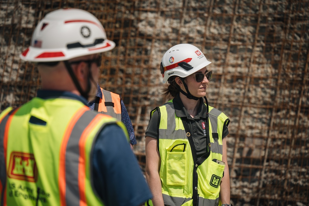 Baltimore District leadership visits Cowanesque Lake project, ongoing spillway repairs